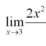 Limits in mathematics for dummies: explanation, theory, examples of solutions
